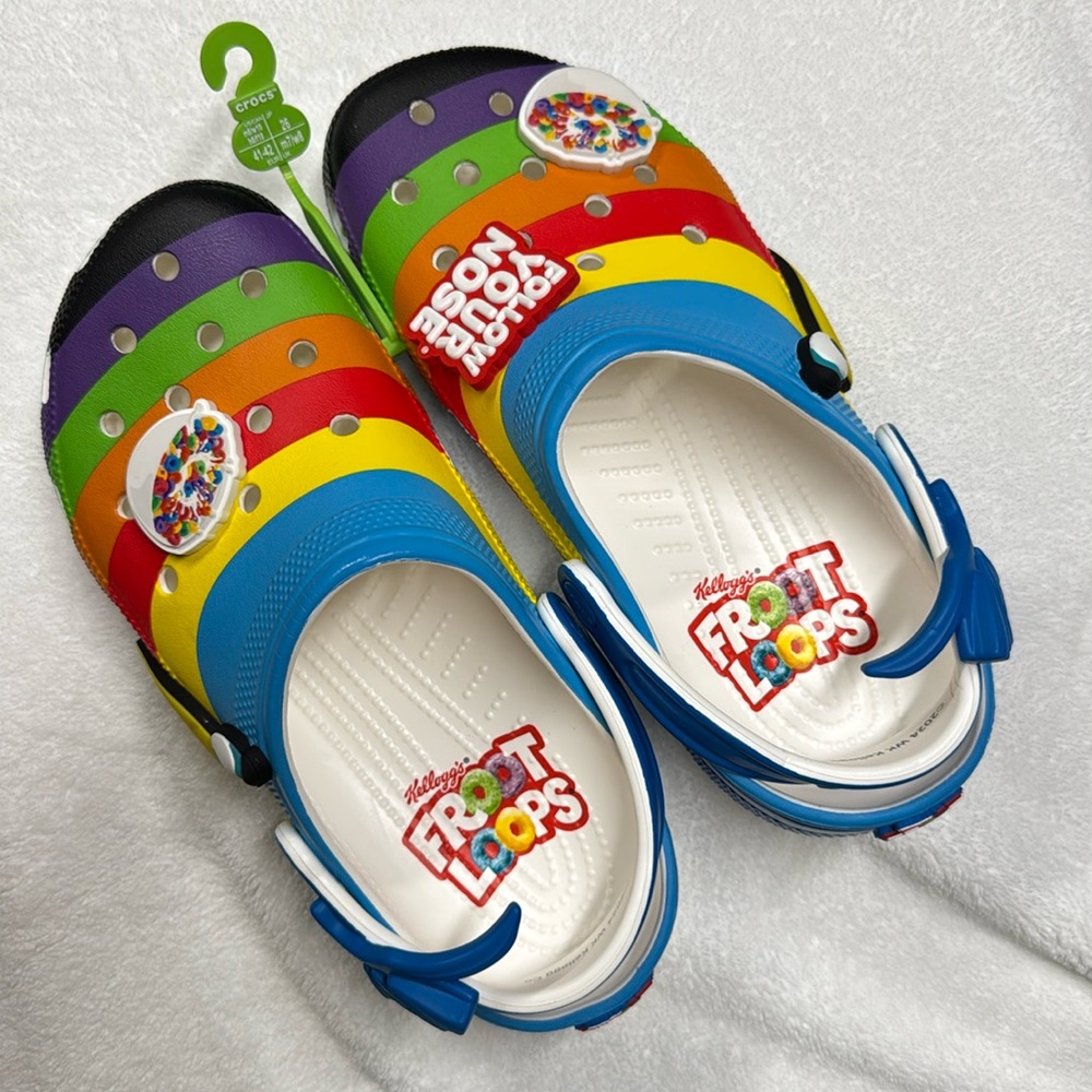 Froot Loops Crocs